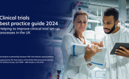 Front cover of the clinical trials best practice guidance
