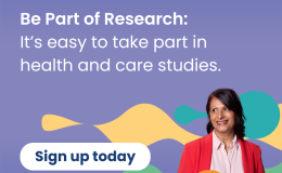 NIHR Be part of research poster