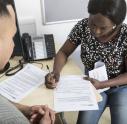 An IBHO participant being recruited to the project