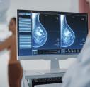 Breast cancer scan taking place